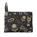 Grunge Seamless Pattern With Skulls Premium Foldable Grocery Recycle Bag View4