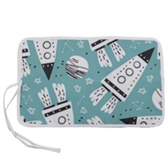 Cute-seamless-pattern-with-rocket-planets-stars Pen Storage Case (s) by uniart180623