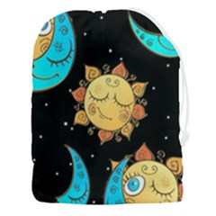 Seamless-pattern-with-sun-moon-children Drawstring Pouch (3xl) by uniart180623
