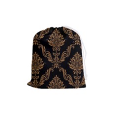 Vintage-pattern Drawstring Pouch (medium) by uniart180623