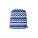Zigzag-pattern-seamless-zig-zag-background-color Drawstring Pouch (Medium) View2