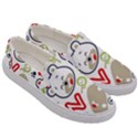 Animals-pattern Men s Canvas Slip Ons View3