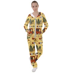 Seamless-pattern-funny-ranger-cartoon Women s Tracksuit by uniart180623