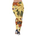 Seamless-pattern-funny-ranger-cartoon Velvet Leggings View2