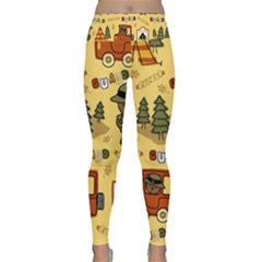 Seamless-pattern-funny-ranger-cartoon Lightweight Velour Classic Yoga Leggings by uniart180623