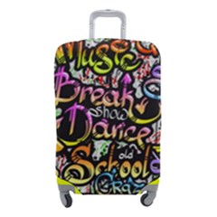 Graffiti-word-seamless-pattern Luggage Cover (small) by uniart180623