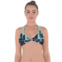 Buildings City Urban Destruction Background Halter Neck Bikini Top View1