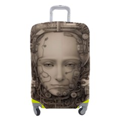 Cyborg Robot Future Drawing Poster Luggage Cover (small) by Ravend