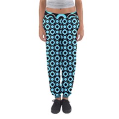 Mazipoodles Blue Donuts Polka Dot Women s Jogger Sweatpants by Mazipoodles