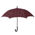Mazipoodles Red Donuts Polka Dot  Hook Handle Umbrellas (Large) View3