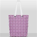 Mazipoodles Magenta White Donuts Polka Dot Full Print Rope Handle Tote (Small) View2