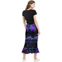 3d Ludo Game,gambling Maxi Fishtail Chiffon Skirt View2