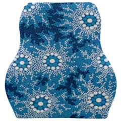 Waterhole Dreaming 90 Hogarth Arts Car Seat Velour Cushion  by hogartharts