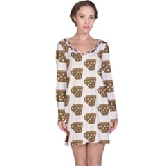 Cozy Coffee Cup Long Sleeve Nightdress by ConteMonfrey