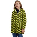 Under My Little yellow Umbrella Kids  Hooded Longline Puffer Jacket View3