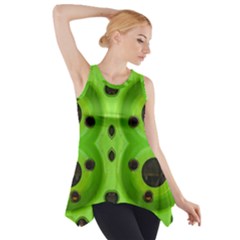 Abstract Geometric Modern Pattern Side Drop Tank Tunic by dflcprintsclothing