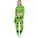 Abstract Geometric Modern Pattern Cropped Zip Up Lounge Set View1