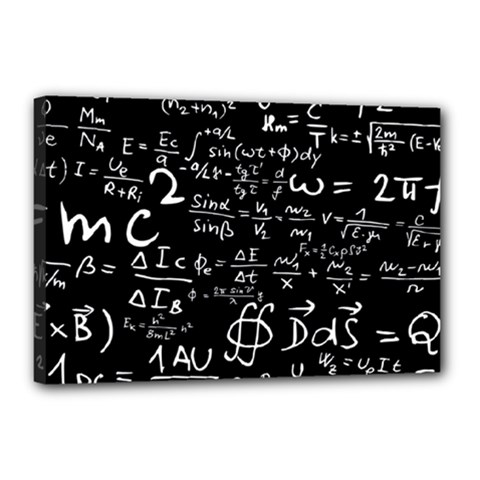 E=mc2 Text Science Albert Einstein Formula Mathematics Physics Canvas 18  X 12  (stretched) by uniart180623
