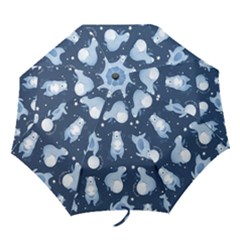 Bear Pattern Patterns Planet Animals Folding Umbrellas by uniart180623