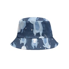 Bear Pattern Patterns Planet Animals Inside Out Bucket Hat (kids) by uniart180623