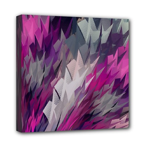 Colorful Artistic Pattern Design Mini Canvas 8  X 8  (stretched) by uniart180623