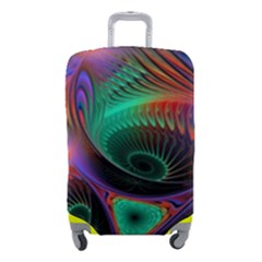Circle Art 3d Artwork Graphics Vortex Colorful Digital Art Luggage Cover (small) by uniart180623