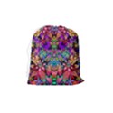Flower Patterns Abstract Pattern Digital Art Drawstring Pouch (Medium) View2