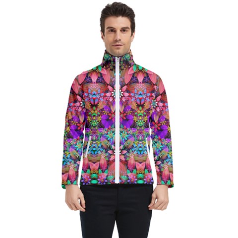 Flower Patterns Abstract Pattern Digital Art Men s Bomber Jacket by uniart180623