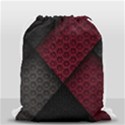 Red Black Abstract Pride Abstract Digital Art Drawstring Bag (Small) View2