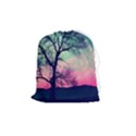 Tree Abstract Field Galaxy Night Nature Drawstring Pouch (Medium) View1