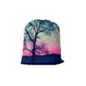Tree Abstract Field Galaxy Night Nature Drawstring Pouch (Medium) View2