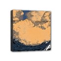 Waves Aesthetic Ocean Retro Sea Vintage Mini Canvas 4  x 4  (Stretched) View1