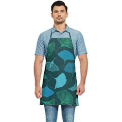 Pattern Plant Abstract Kitchen Apron by uniart180623
