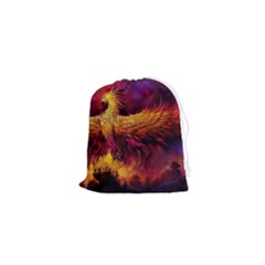 Phoenix Bird Drawstring Pouch (xs) by uniart180623