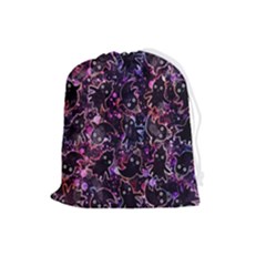 Fun Spooky Cute Ghosts Adoxali Halloween Drawstring Pouch (large) by uniart180623