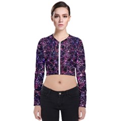 Fun Spooky Cute Ghosts Adoxali Halloween Long Sleeve Zip Up Bomber Jacket by uniart180623