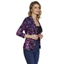 Fun Spooky Cute Ghosts Adoxali Halloween Women s One-Button 3/4 Sleeve Short Jacket View3