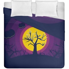 Empty Tree Leafless Stem Bare Branch Duvet Cover Double Side (king Size) by uniart180623