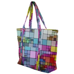 To Dye Abstract Visualization Zip Up Canvas Bag by uniart180623