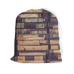 Books Antique Worn Spent Romance Drawstring Pouch (2xl) by uniart180623
