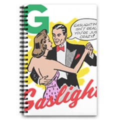 G Is For Gaslight Funny Dance1-01 5 5  X 8 5  Notebook by shoopshirt