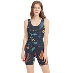 Underwater Ocean Animals Sea Women s Wrestling Singlet by Simbadda