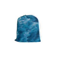 Blue Water Speech Therapy Drawstring Pouch (small) by artworkshop