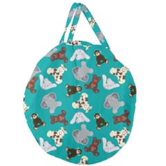 Plush Toys Stuffed Toys Stuffed Animals Giant Round Zipper Tote by Simbadda