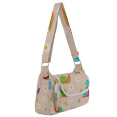 Seamless Pattern Cute Snail With Flower Leaf Multipack Bag by Simbadda