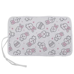 Cute Pattern With Easter Bunny Egg Pen Storage Case (s) by Simbadda