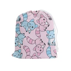 Children Pattern Design Drawstring Pouch (xl) by Simbadda