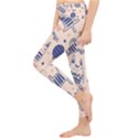 Cute Cats Doodle Seamless Pattern With Funny Characters Lightweight Velour Classic Yoga Leggings View3
