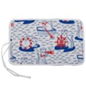 Nautical Cats Seamless Pattern Pen Storage Case (S) View1