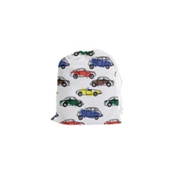 Cars Pattern Drawstring Pouch (xs) by Simbadda